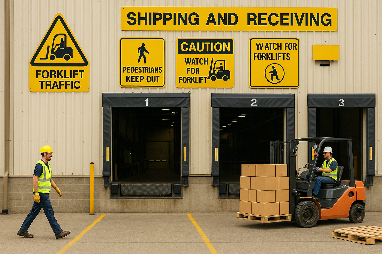 Container Ramp Safety Sign Enhance Loading Dock Safety with Effective Signage – CertifyMe