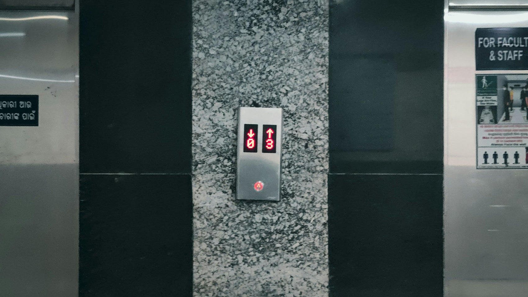elevator capacity signs