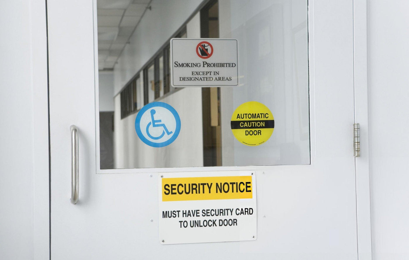 elevator machine room signs