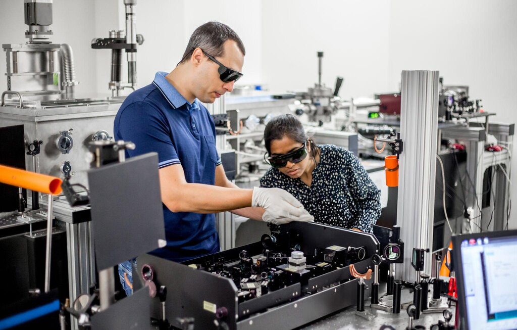 using powerful frequency laser