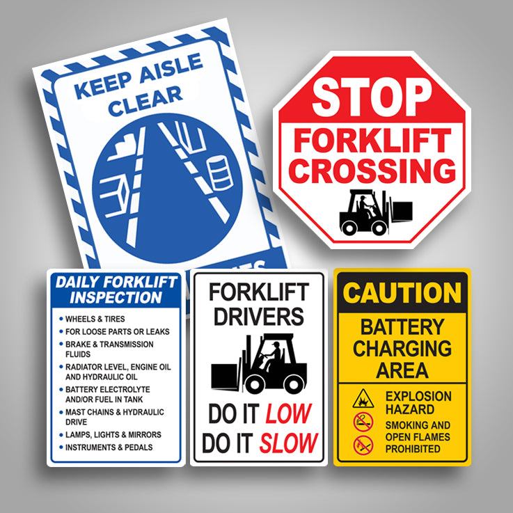 Forklift Essentials - Premium Sign Package