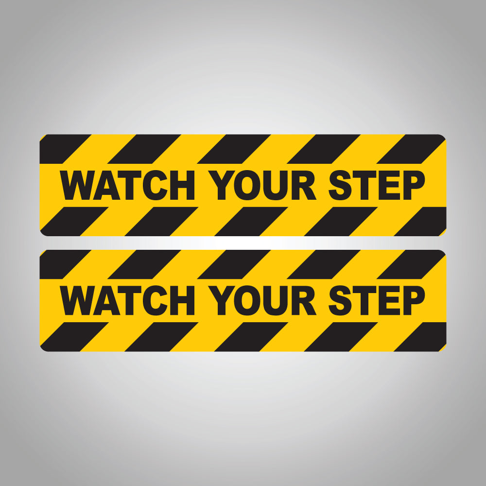Step Sign Watch Your Step Signs - 2 Pack – CertifyMe