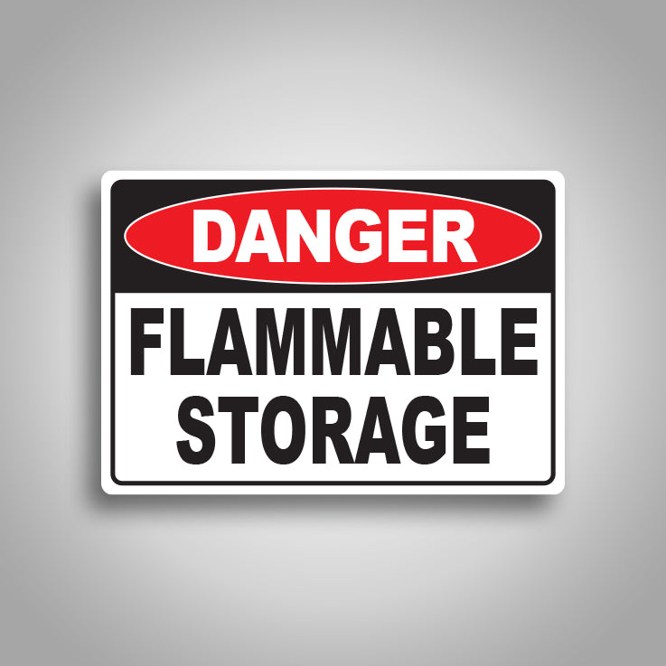 Danger Flammable Storage Sign