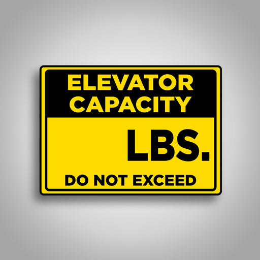 Load Capacity Signs — CertifyMe